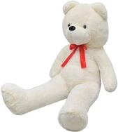 vidaXL Greifspielzeug Weicher XXL-Pl&uuml;sch-Teddyb&auml;r Wei&szlig; 85 cm