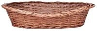 vidaXL Hundekorb 50 cm Hundebett aus Weide Natur 50 cm