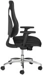 TOPSTAR B&uuml;rostuhl Topstar B&uuml;rostuhl Net Pro 100, NN19T T200 schwarz, alu Stoff