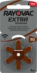 RAYOVAC RAYOVAC R312AE Extra Advanced vom Typ 312 H&ouml;rger&auml;te-Batterien (im 6er