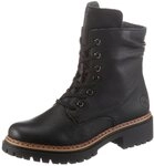 Rieker Schn&uuml;rboots, Stiefelette, Profilsohle, Blockabsatz, mit l&auml;ssiger Schn&uuml;rung