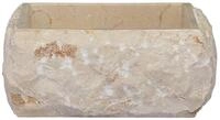 vidaXL Waschbecken, Waschtisch Creme 30x30x13 cm Marmor