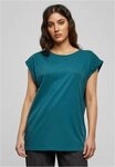URBAN CLASSICS Kurzarmshirt Urban Classics Damen Ladies Extended Shoulder Tee...
