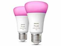 Philips Philips Hue White Color Ambiance LED E27 Doppelpack Smarte Lampe