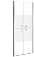 vidaXL Duschwand Duscht&uuml;r Halbmatt ESG 96x190 cm