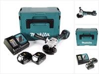 Makita Akku-Winkelschleifer DGA 517 RFJ Akku Winkelschleifer 18 V 125 mm...