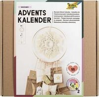 Folia Adventskalender Folia Adventskalender Set MAKRAMEE, 55-teilig
