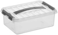 Sunware Aufbewahrungsbox the q-line (6 St), 4 Liter, verschlie&szlig;bar, stapelbar,