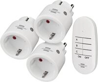 Brennenstuhl Funksteckdose Comfort-Line, 3er Funkschalt-Set