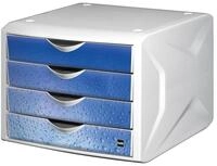 HELIT Schubladenbox the chameleon, mit 4 Schubladen, geschlossen, stapelbar