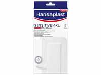 Hansaplast Wundpflaster Hansaplast Sensitive 4XL Steril 10 cm x 20 cm, 5 Stück,