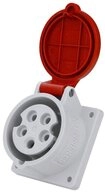 Mennekes Steckdose CEE Mennekes 16A 5p 400V IP44 Einbausteckdose gerade Typ, 1-St.