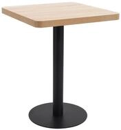 vidaXL Esstisch Bistrotisch Hellbraun 60x60 cm MDF (1-St)