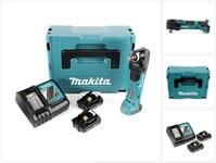 Makita Akku-Multifunktionswerkzeug DTM 51 RAJ Akku Multitool Oszillierer 18 V + 2x