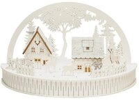 KONSTSMIDE Schwibbogen Konstsmide 3280-210 Schwibbogen Haus mit Tieren...