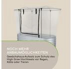 Blumfedt Gew&auml;chshaus High Grow Top 200, Hochbeet Abdeckung Balkon Pflanzkasten