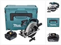 Makita Kompakt-Handkreiss&auml;ge DSS 611 G1J Akku Handkreiss&auml;ge 18 V 165 mm + 1x Akku