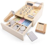 Eitech Kaufladen Spielzeug Kasse - creme