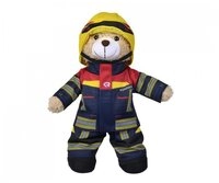 SIMBA Kuscheltier Pl&uuml;schb&auml;r Feuerwehr Rosenbauer, 30 cm Teddy mit