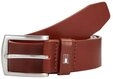 Tommy Hilfiger Lederg&uuml;rtel DENTON 3,5 cm breit Robuster Lederg&uuml;rtel mit Flag-Label,