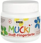 Kreul Textilfarbe Kreul Mucki Stoff Fingerfarbe wei&szlig; 150 ml