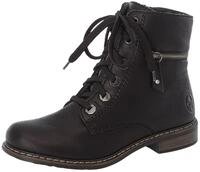 Rieker Schn&uuml;rboots, Schn&uuml;rstiefelette, Blockabsatz, mit Zierrei&szlig;verschluss au&szlig;en