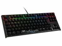 Ducky ONE 2 TKL PBT MX-Speed-Silver Gaming-Tastatur (RGB-LED-Beleuchtung