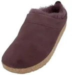 Haflinger Snowbird aubergine Hausschuh