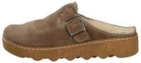 Rohde Damen Clog Lammfell Pantolette in Earth Hausschuh