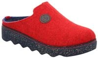 Pantoffel ROHDE "Foggia-D", Damen, Gr. 39, rot (rot, meliert), Filz, Schuhe