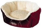 Nobby Tierbett Katzenbett oval Ceno weinrot