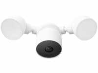 Google Nest Cam mit Flutlicht – Außen, mit Kabel Überwachungskamera