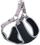 Nobby Hunde-Geschirr Geschirr "Black Mesh Reflect", grau, XXS