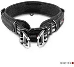 Wolters Hunde-Halsband Active Pro Halsband schwarz|silberfarben Gr.5 | 4 cm x 59 cm -