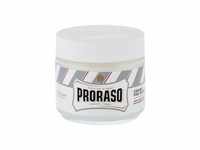 PRORASO Rasiercreme white Pre Shave Cream Sensitive Skin 100ml