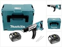 Makita Akku-Magazinschrauber DFR 750 T1J Akku Magazinschrauber 18V 45-75mm + 1x...