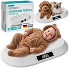 monzana Personenwaage, Digitale Babywaage bis 20 kg Tara-Funktion LCD-Display
