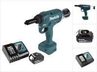 Makita Blindnietzange DRV 250 RG1 Akku Blindnietsetzger&auml;t 18V 20kN Brushless +...