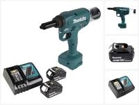 Makita Blindnietzange DRV 250 RG Akku Blindnietsetzger&auml;t 18V 20kN Brushless +...