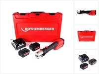 Rothenberger Werkstattpresse ROMAX 4000 Basic Set Akku Pressmaschine 18V 34kN + 2x