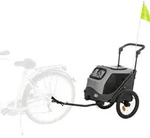TRIXIE Fahrradhundeanh&auml;nger Fahrradanh&auml;nger f&uuml;r Hunde, schnell...