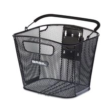 Basil Fahrradkorb Basil Lenkerkorb Bold KF 28x34x27cm schwarz engm mit Halter