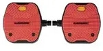Look Plattformpedale Look Geo City Grip Pedale rot rutschfest Urban Flatpedal mit
