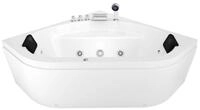 AcquaVapore Whirlpool-Badewanne Whirlpool Pool Badewanne Eckwanne W20-ALL...