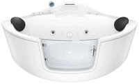 AcquaVapore Whirlpool-Badewanne Whirlpool Badewanne Wanne W60-ALL 140x140cm mit...