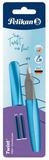 Pelikan F&uuml;ller Pelikan F&uuml;ller Twist LH & RH frosted blue Blister