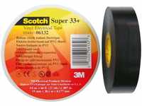 3M Klebeband Super 33+ Isolierband 19 mmx20m schwarz