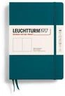 Leuchtturm1917 Notizbuch Medium A5 Hardcover Pacific Green Blanko