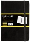Idena Notizbuch Idena 209285 - Notizbuch DIN A6, liniert, Papier cremefarben, 192