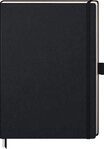 BRUNNEN Formularblock KOMPAGNON DIN A4 punktraster, schwarz Hardcover 192 Seiten